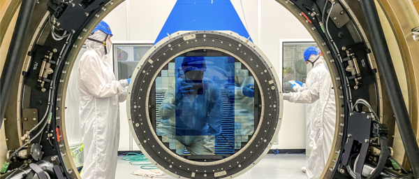 LSST camera in clean room